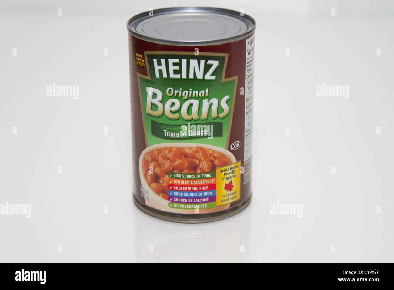 Heinz Canned Baked Beans Stock Photo