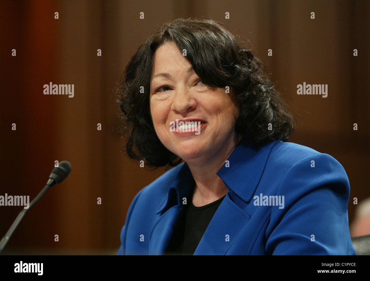 Judge Sonia Sotomayor, US Supreme Court nominee Sonia Sotomayor at her ...