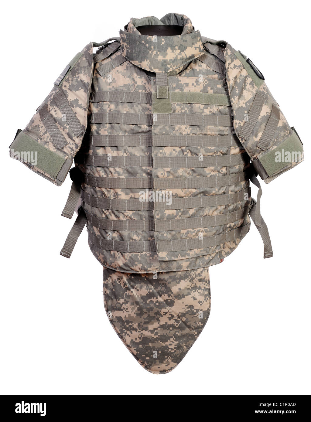 American military inteceptor body armour as used in Afghanistan and Iraq. Stock Photo