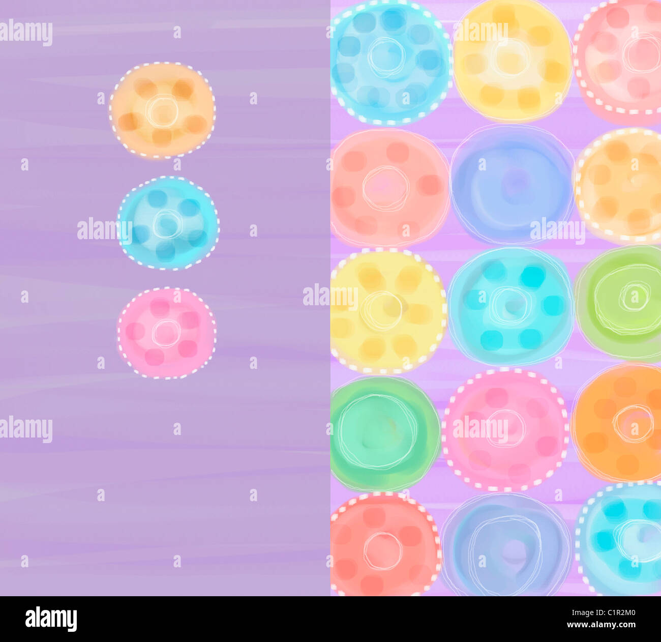 various colours of buttons Stock Photo - Alamy