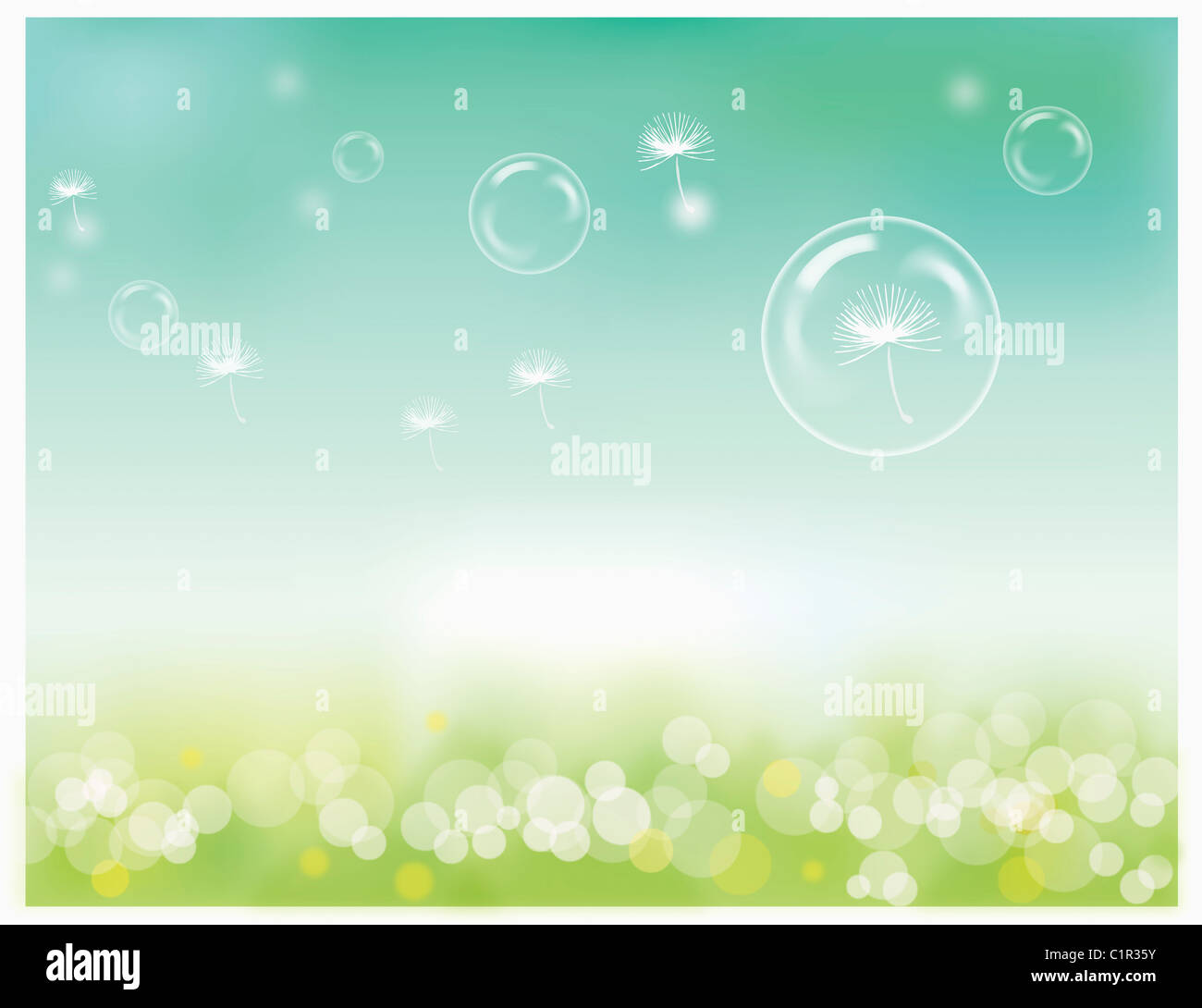 spring mood illustration Stock Photo - Alamy