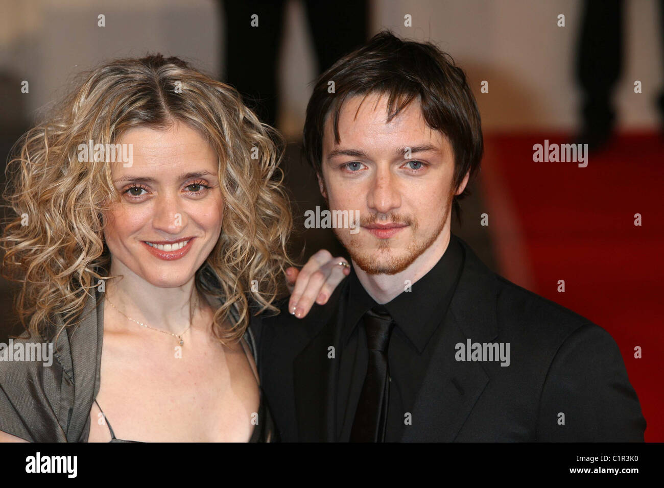 James McAvoy and Anne-Marie Duff Bafta Film and Television awards held at the Royal Opera house London, England - 11.02.07 Stock Photo