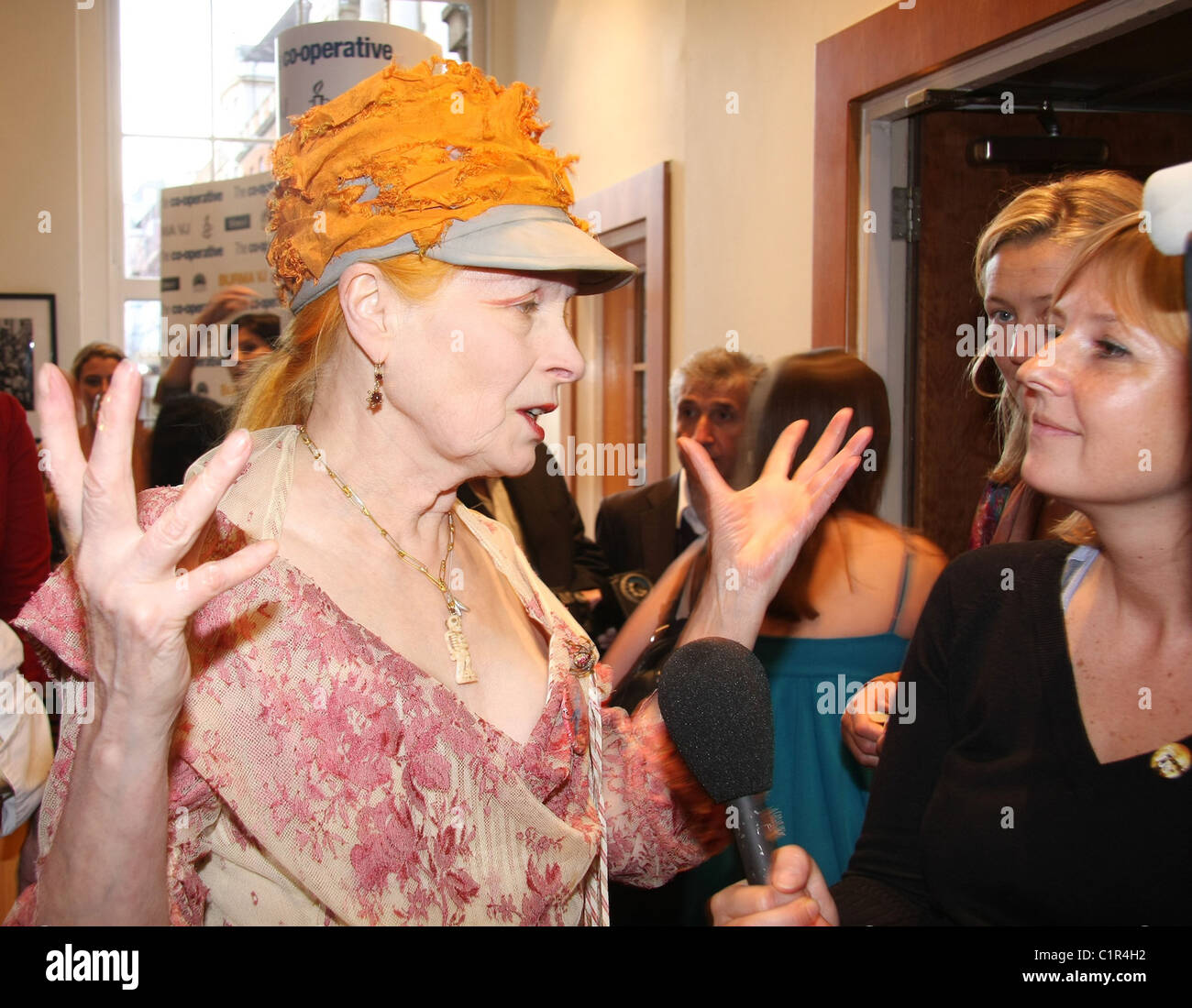 Vivienne Westwood The UK premiere of 'Burma VJ' at BAFTA - Inside ...