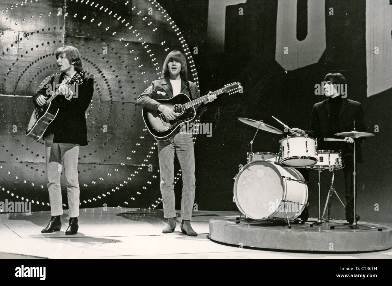 WALKER BROTHERS US pop[ group on Top Of the Pops in 1966. From l Scott