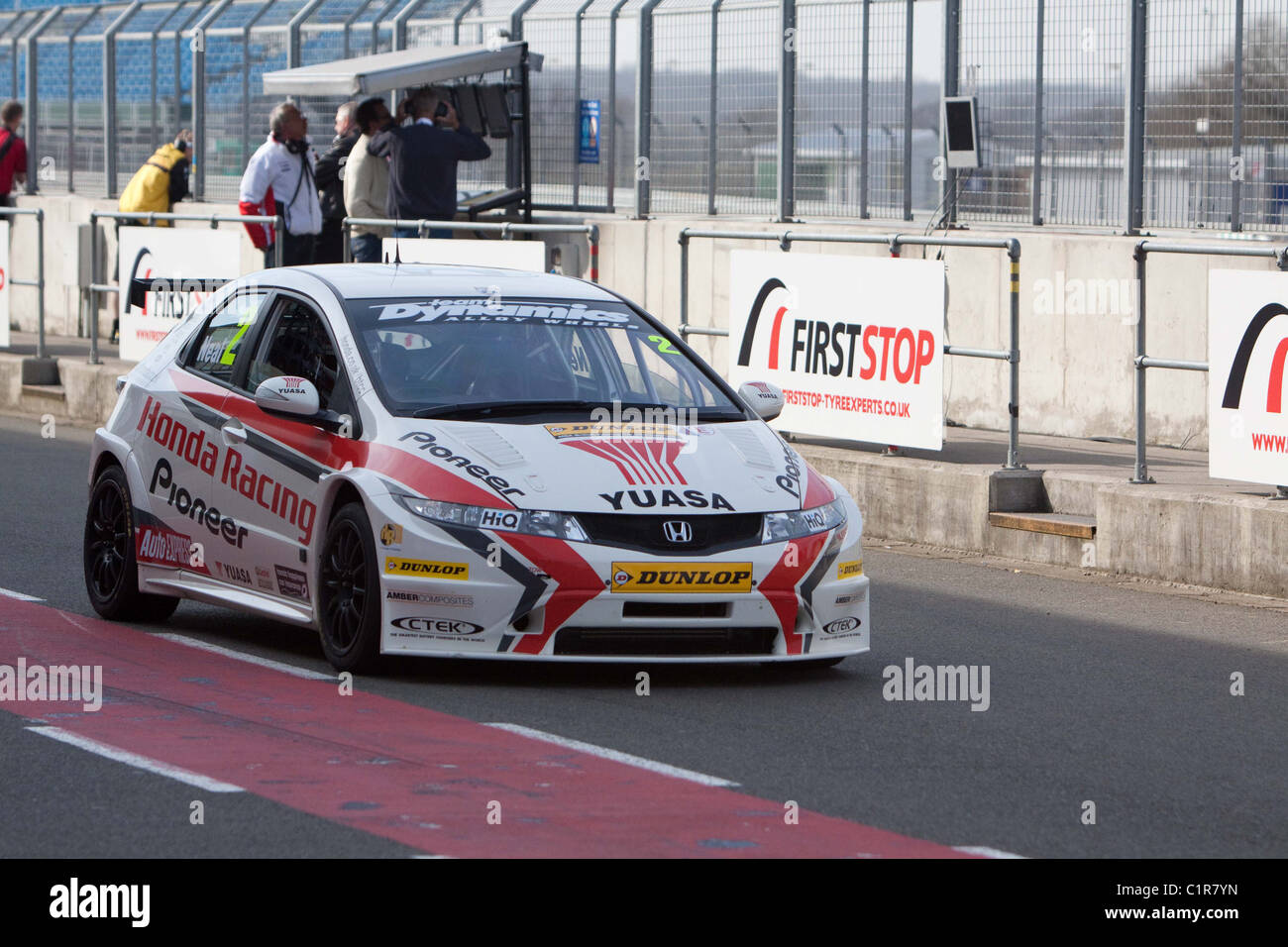BTCC Media Day at Silverstone Stock Photo Alamy