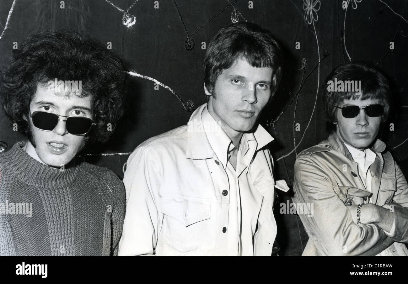 WALKER BROTHERS US pop group in July 1967 from l: Gary Leeds, John maus, Scott Walker. Photo Tony Gale Stock Photo