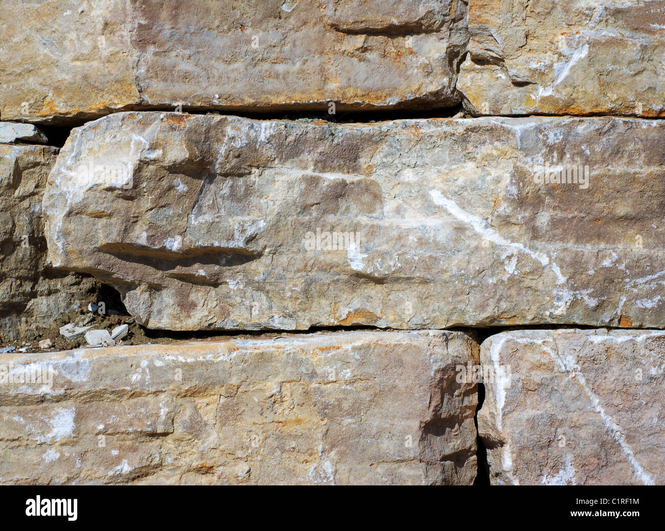 Abstract background with dry stones Stock Photo