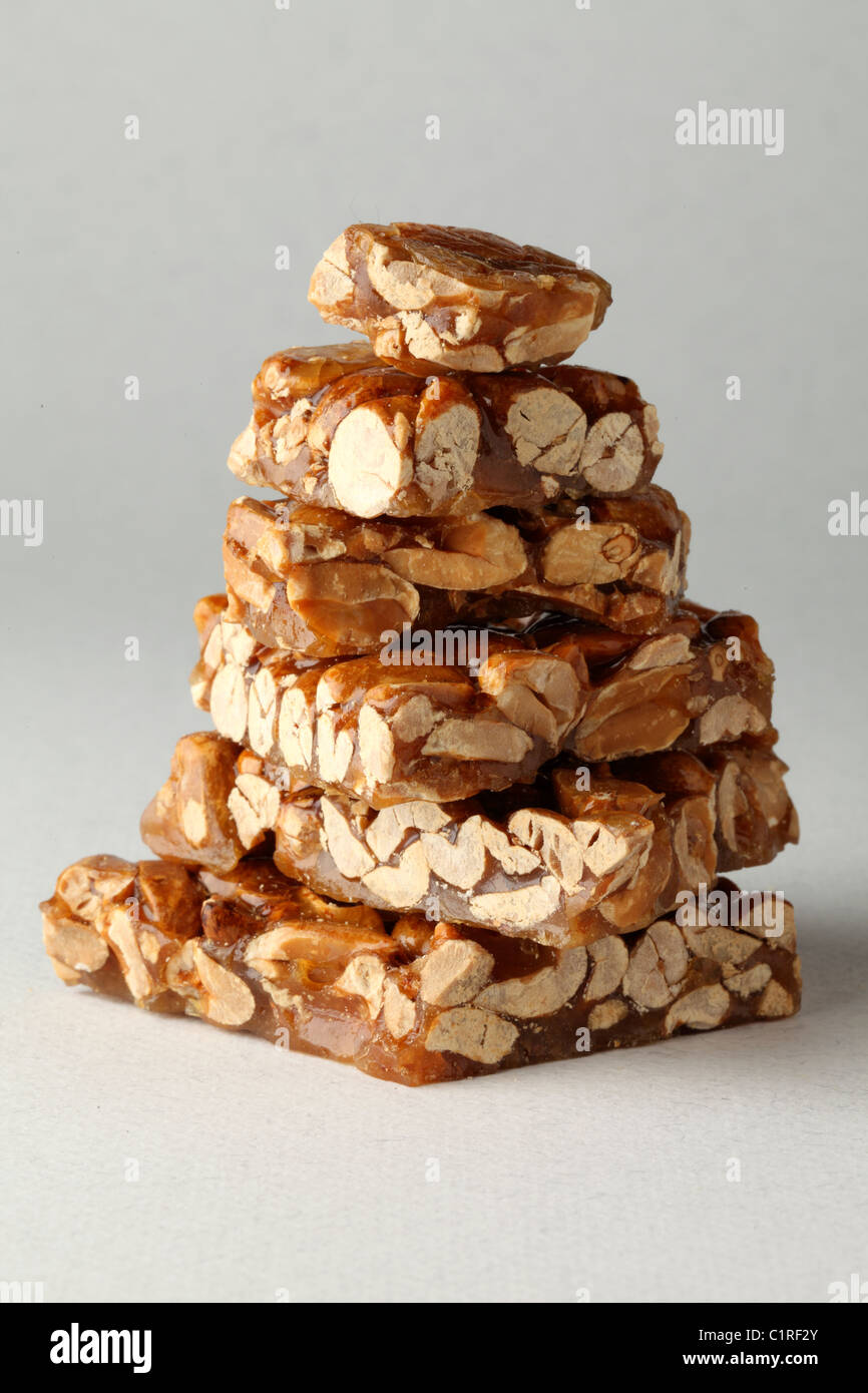 PEANUT BRITTLE Stock Photo