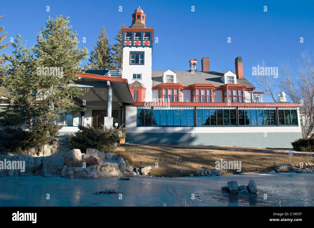 "The Lodge" in Cloudcroft, New Mexico is located in one of the highest towns in the state with