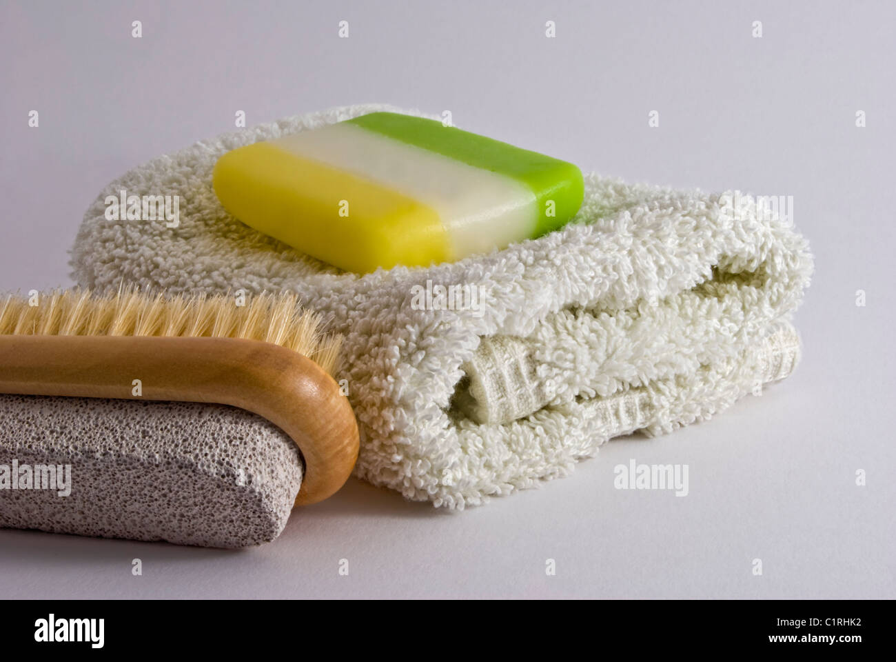 This photograph is part of a series of bathroom related lightbox images. Stock Photo