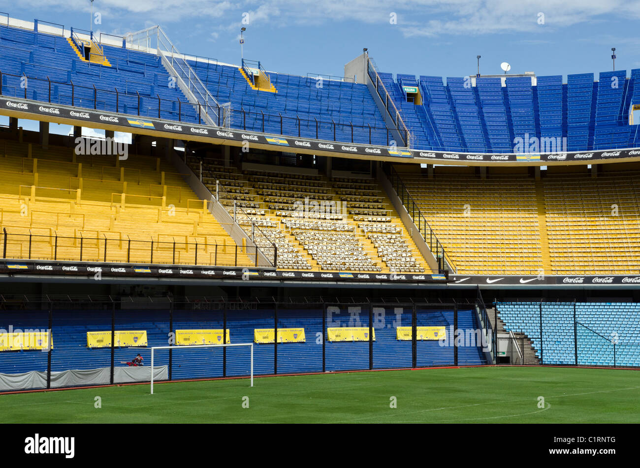 La Bombonera Stadium Home To Boca Junior Football Club La Boca Neighborhood Buenos Aires Argentina Stock Photo Alamy