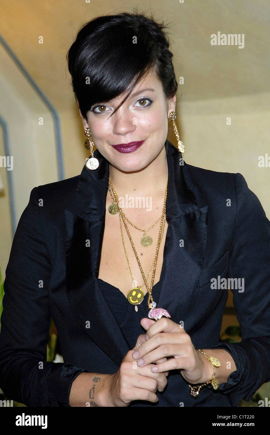 Lily Allen attends "Afternoon Tea with Lily" held at Claridges hotel