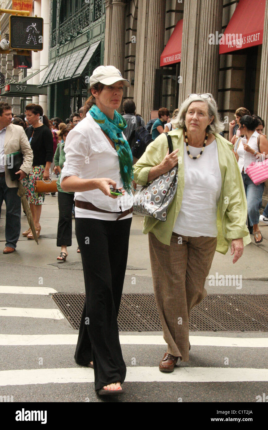 Allison Janney and her mother Macy Janney go shopping together in