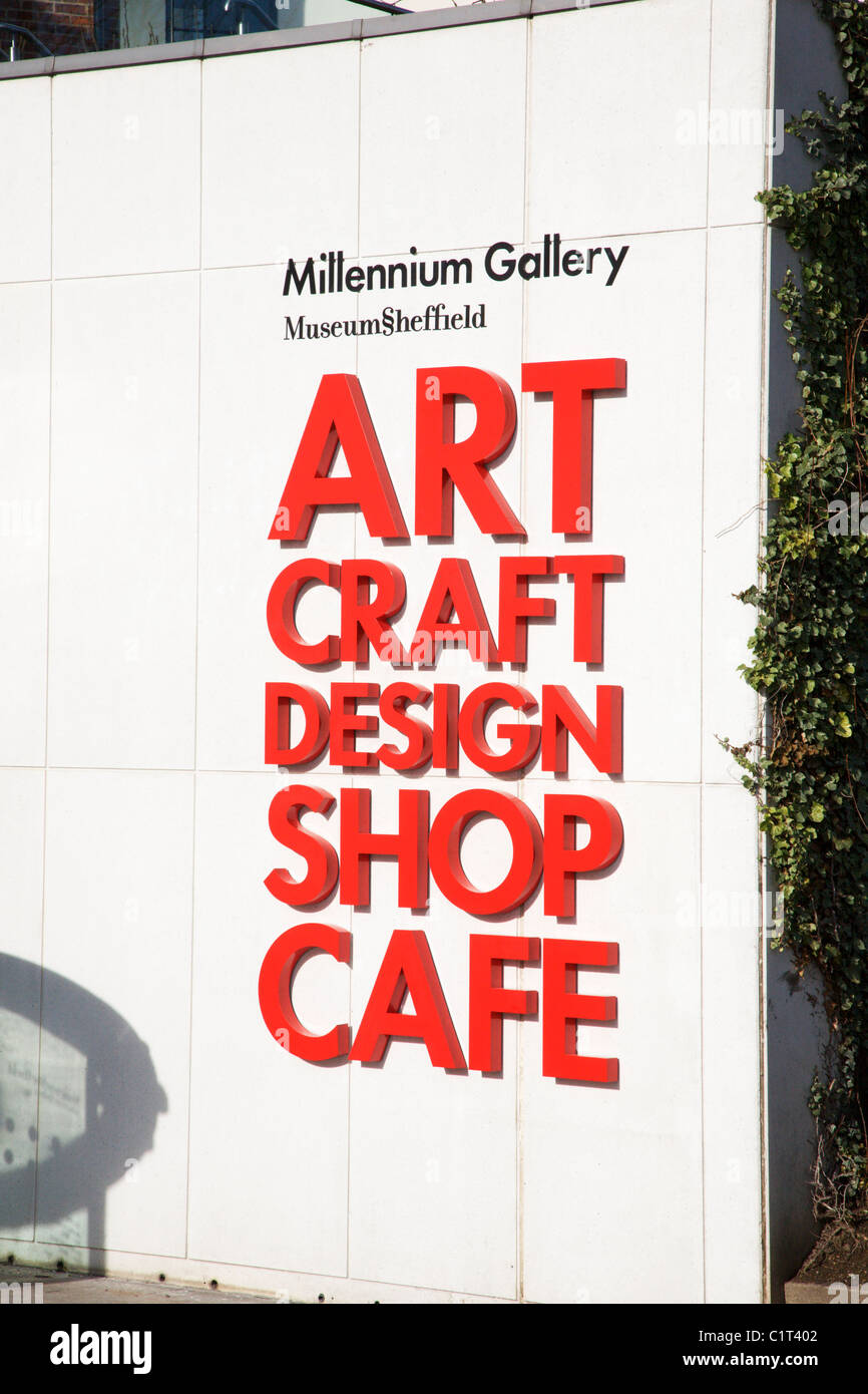 Millennium Gallery Sheffield South Yorkshire England Stock Photo