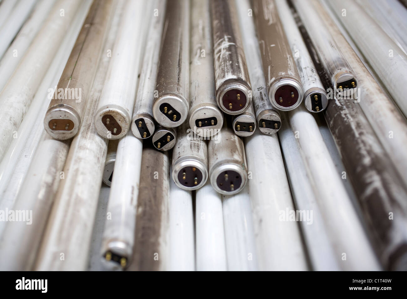 Recycle fluorescent tubes hi-res stock photography and images - Alamy