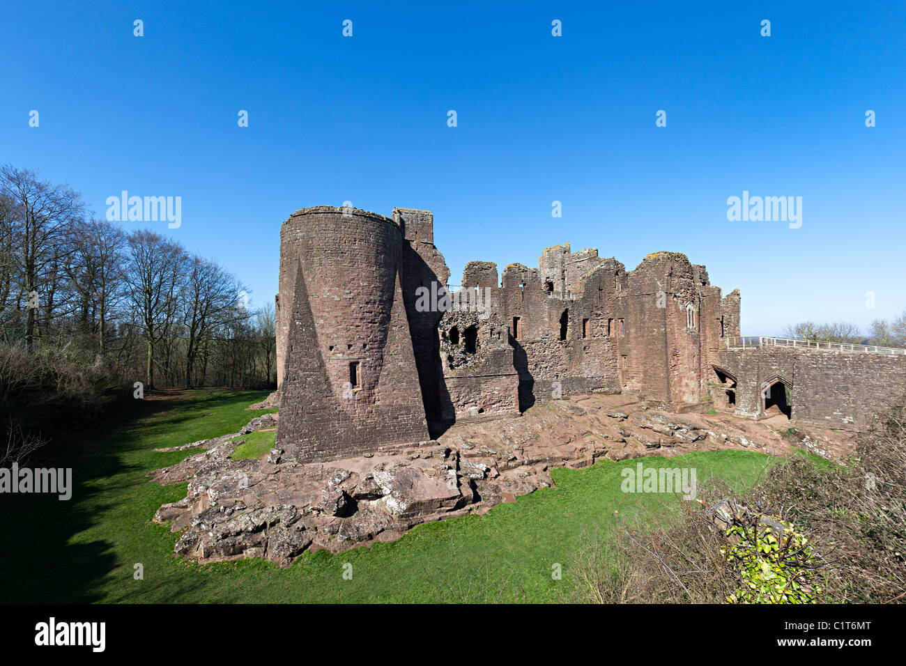 Goodrich Castle Herefordshire England UK Stock Photo