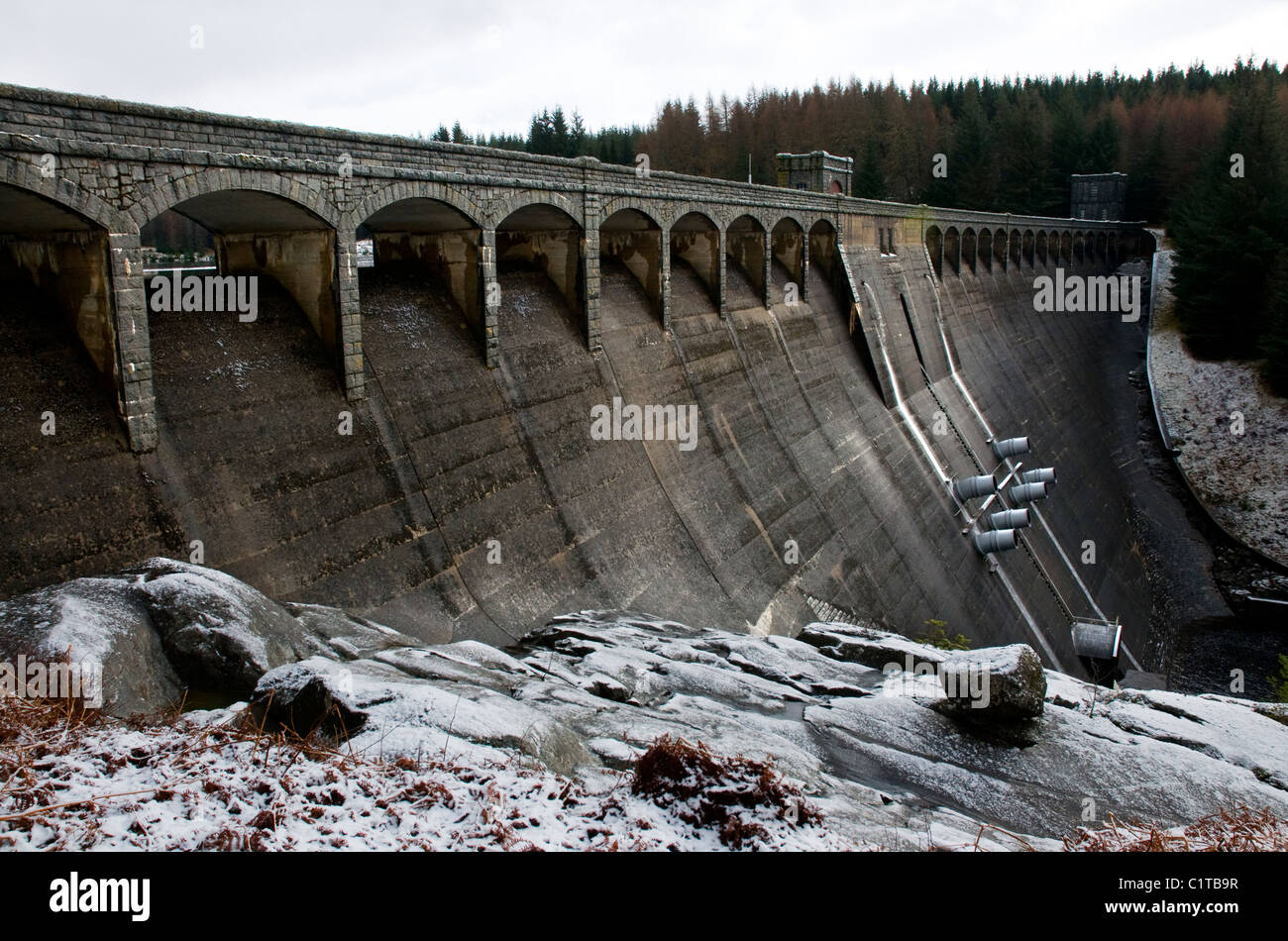 laggan dam part of the lochaber hydroelectric scheme highlands