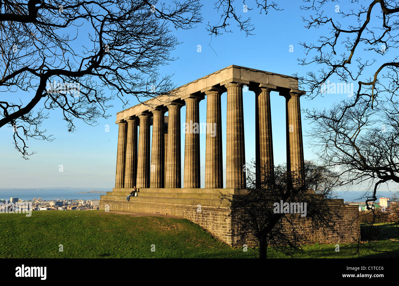 National Monument, Calton Hill, Edinburgh Stock Photo