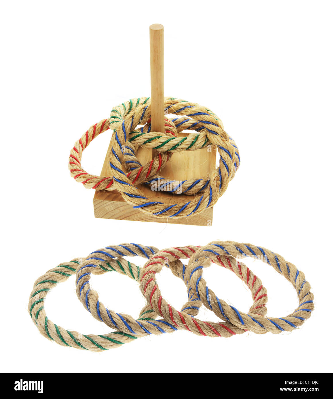 Ring Toss Game Stock Photo Alamy