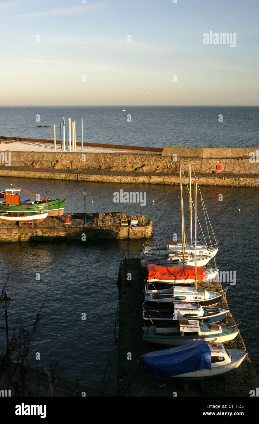 Dysart Harbour Fife Scotland. Stock Photo