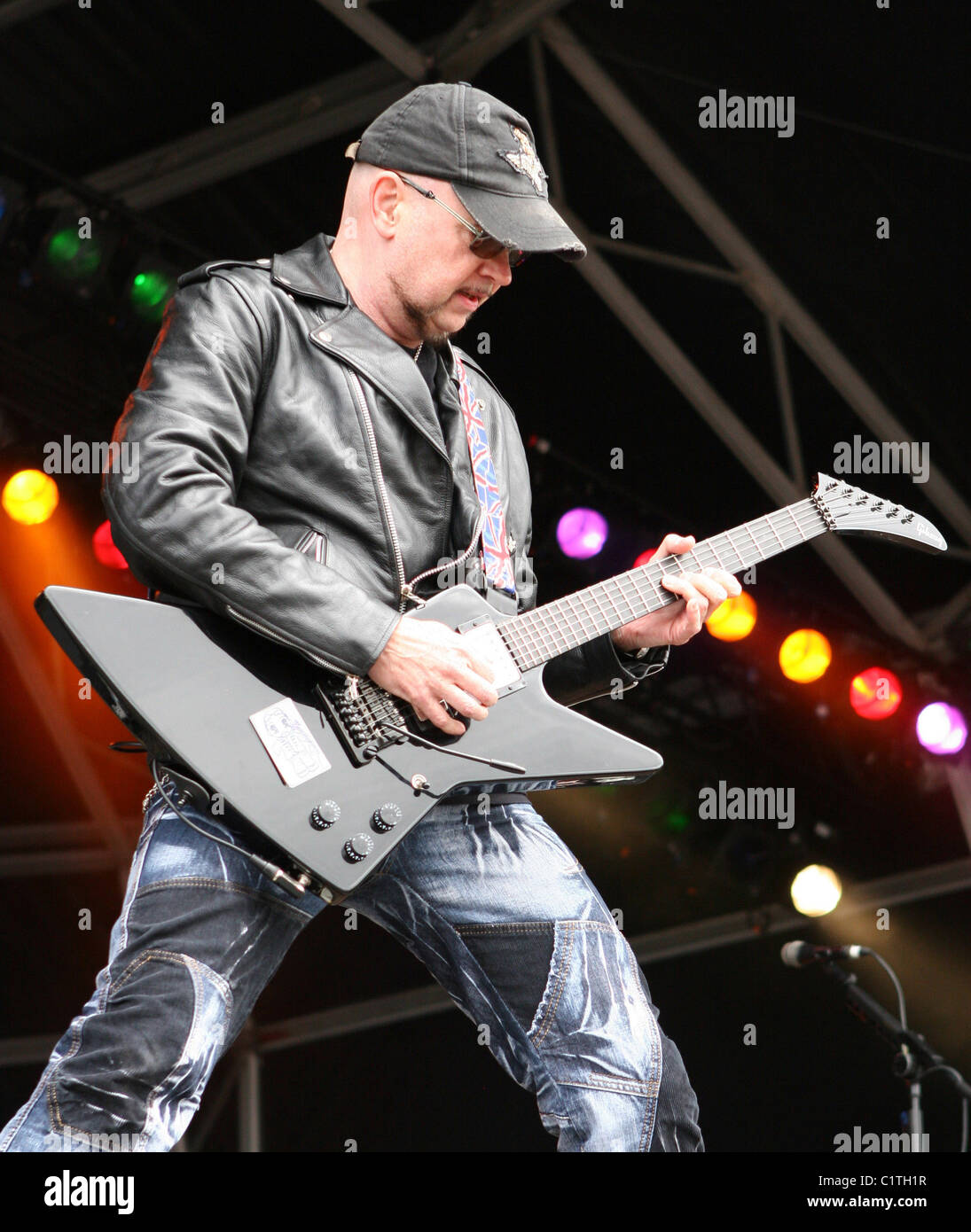 Paul quinn saxon performing live hi-res stock photography