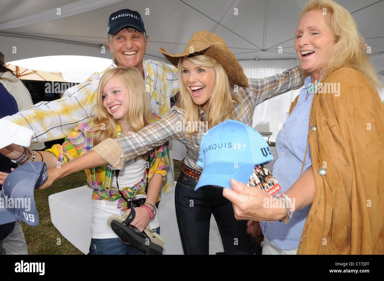 Supermodel Christie Brinkley The 20th annual family day at the Wild