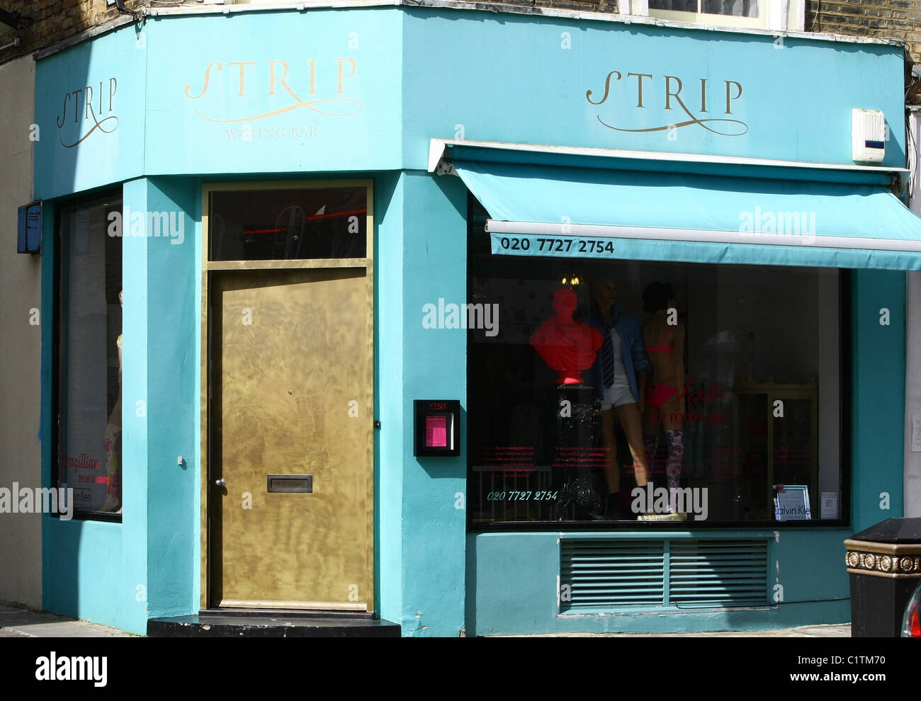 A waxing clinic visited by Geri Halliwell London, England 03.08.09