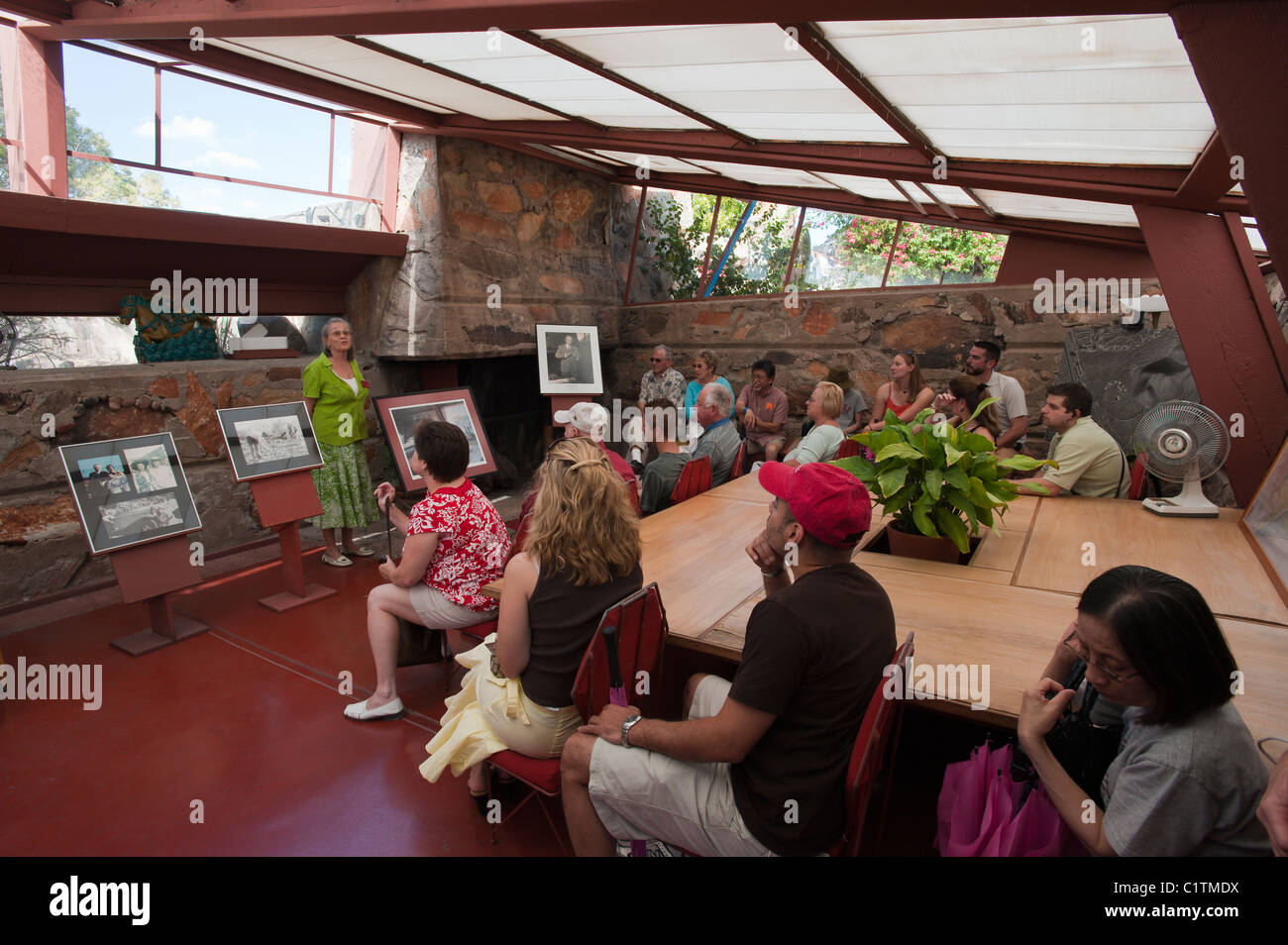 Frank lloyd wright house interior hi-res stock photography and images ...