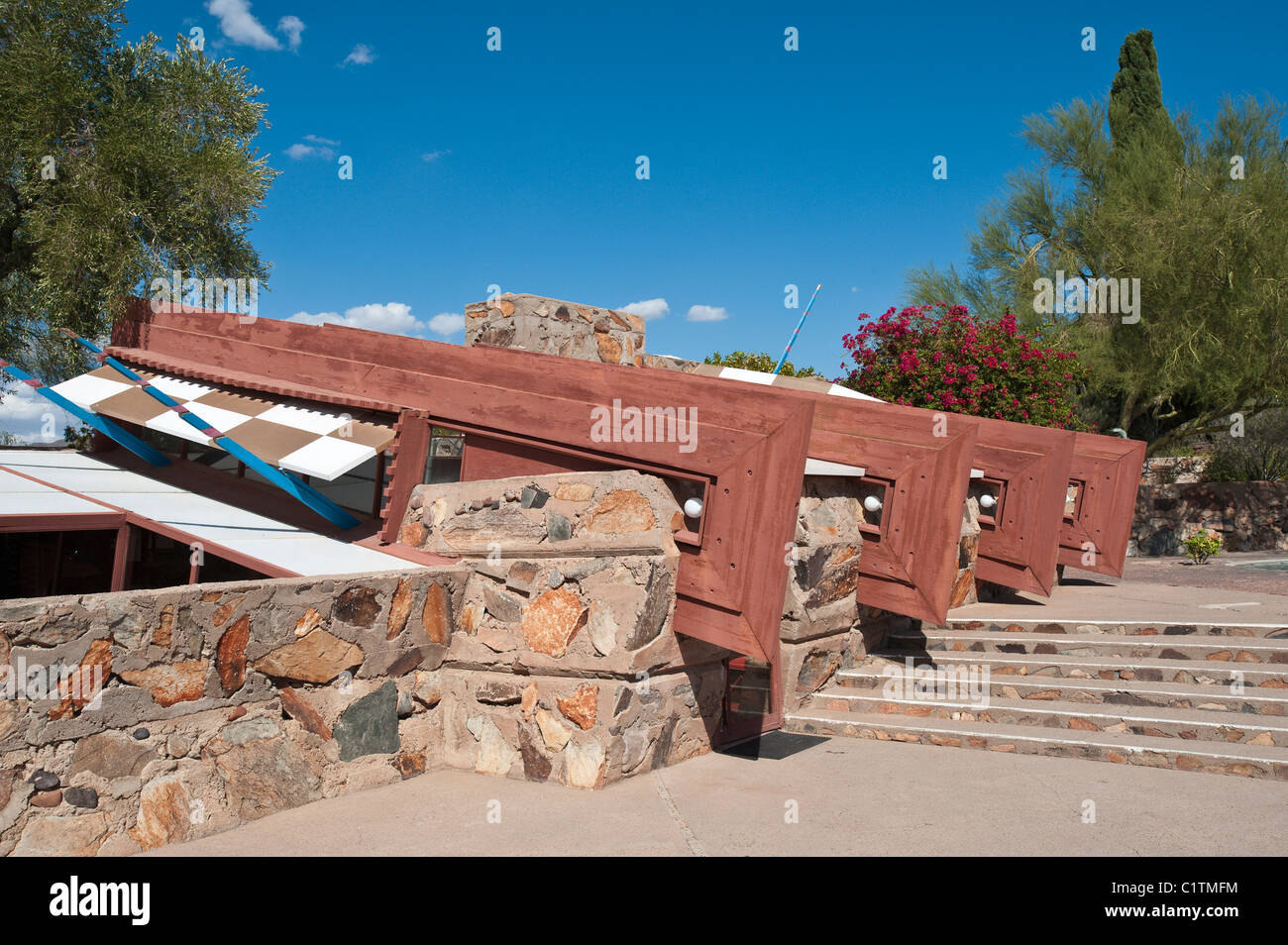 Taliesin West, Frank Lloyd Wright winter home, Scottsdale, Arizona ...