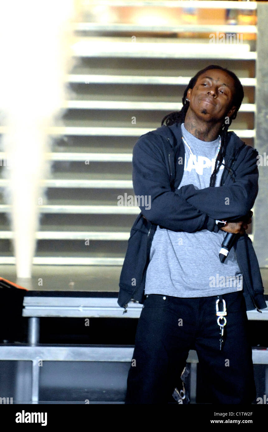 LiL Wayne aka Dwayne Michael Carter Jr. performing live on ...