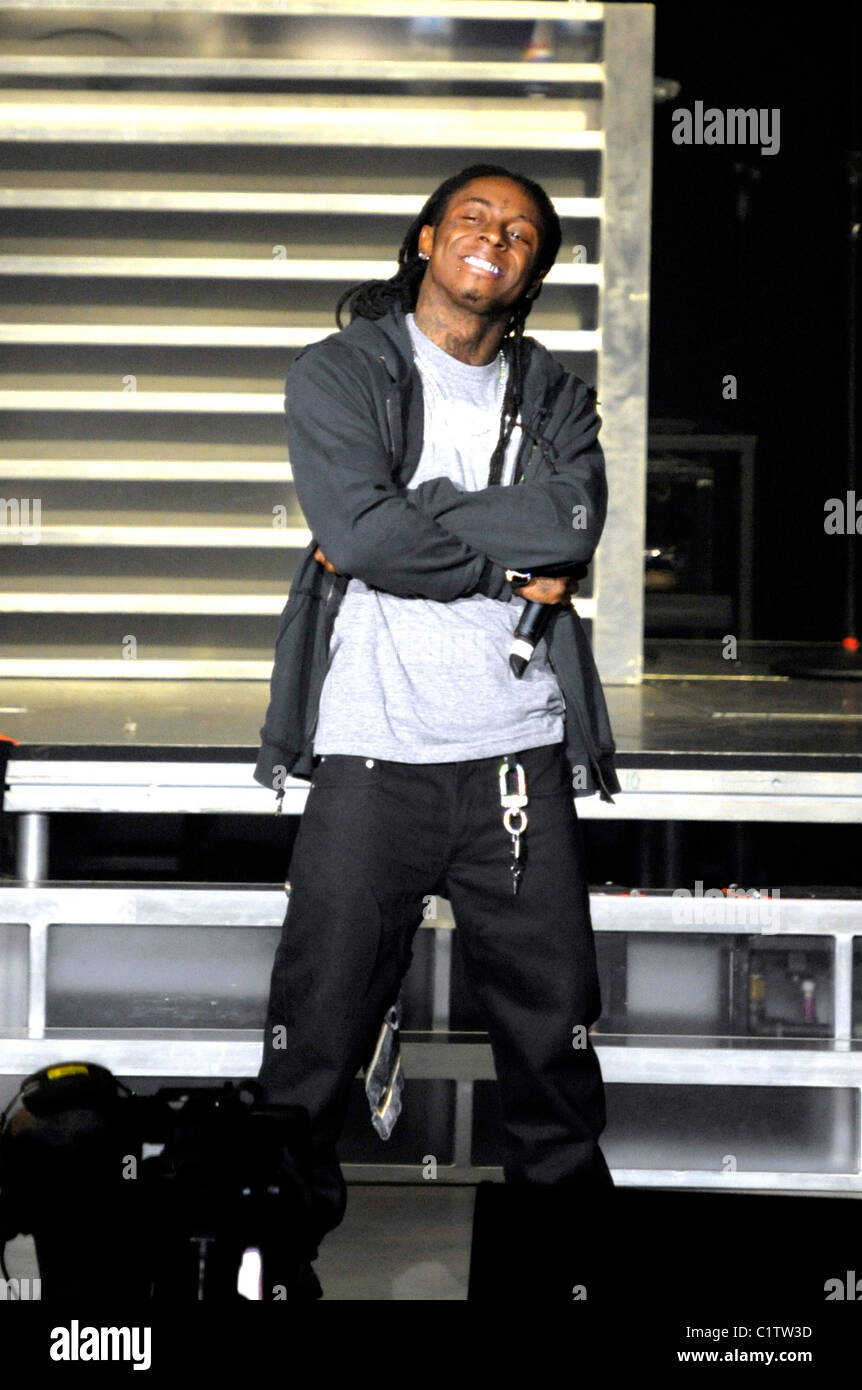LiL Wayne aka Dwayne Michael Carter Jr. performing live on stage at the