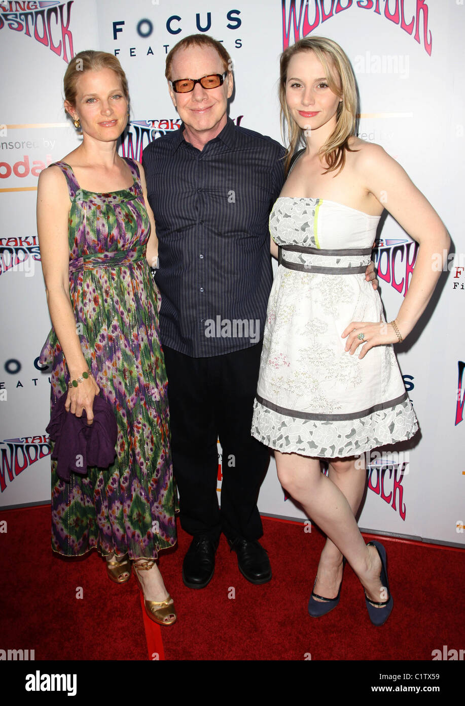 Bridget Fonda, Danny Elfman, Molly Elfman Film Independent Screening Of  'Taking Woodstock' Held at The Arclight Theatres Stock Photo - Alamy