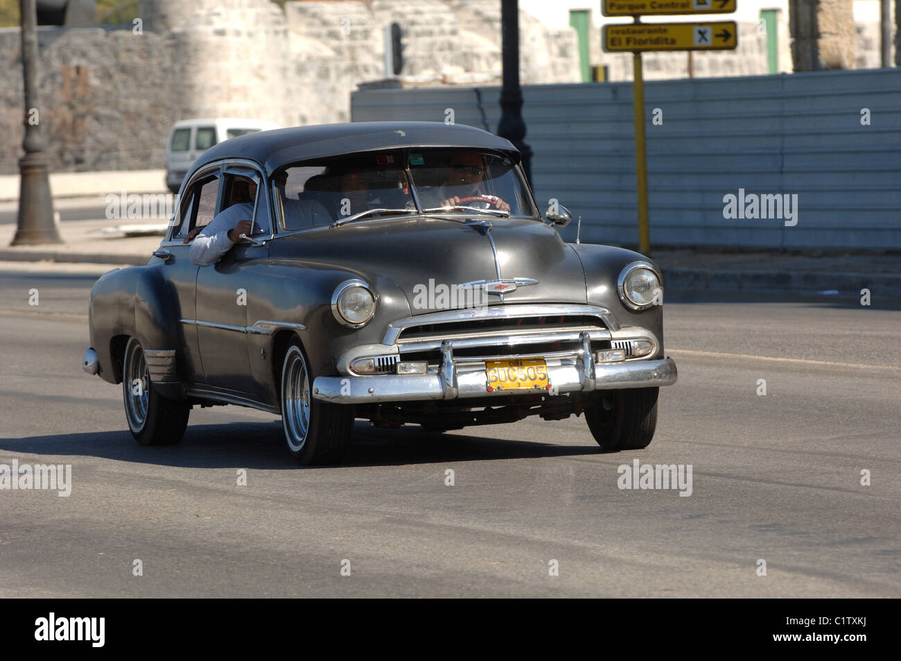 Old cars in Havana Cuba Stock Photo Alamy