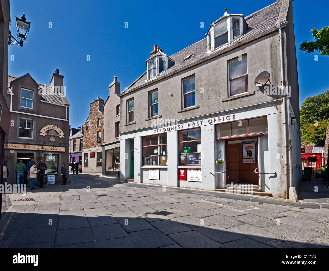 Stromness Post Office in Victoria Street Stromness on the Orkney mainland Scotland Stock Photo