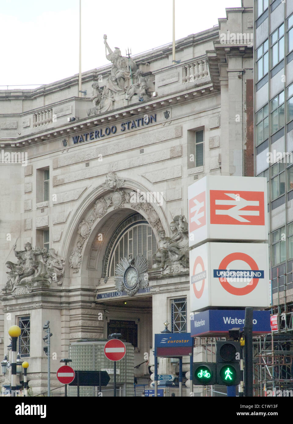 Waterloo Station in London Stock Photo - Alamy