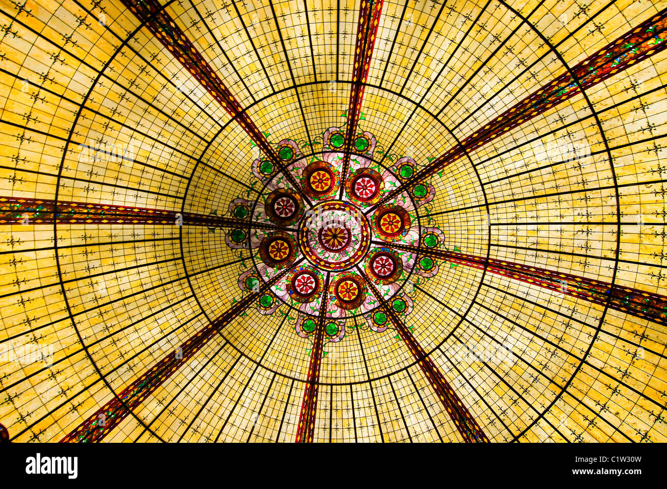 Architectural detail of the dome of a building, Arizona, USA Stock Photo