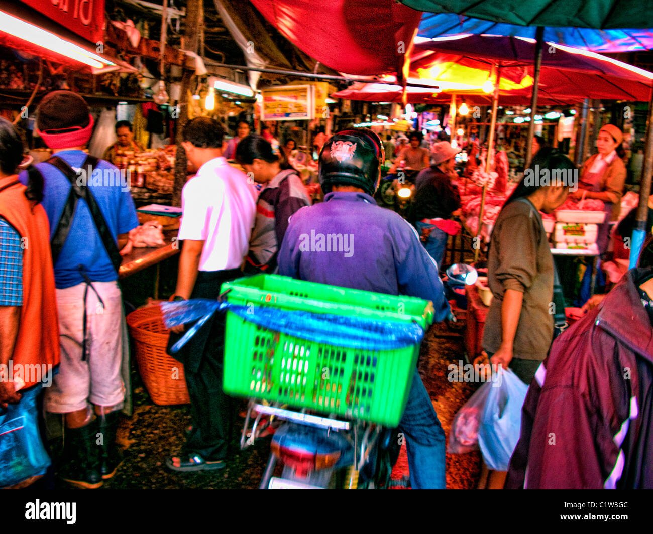 Khon Kaen, Thailand, Khon Kaen, street market Stock Photo
