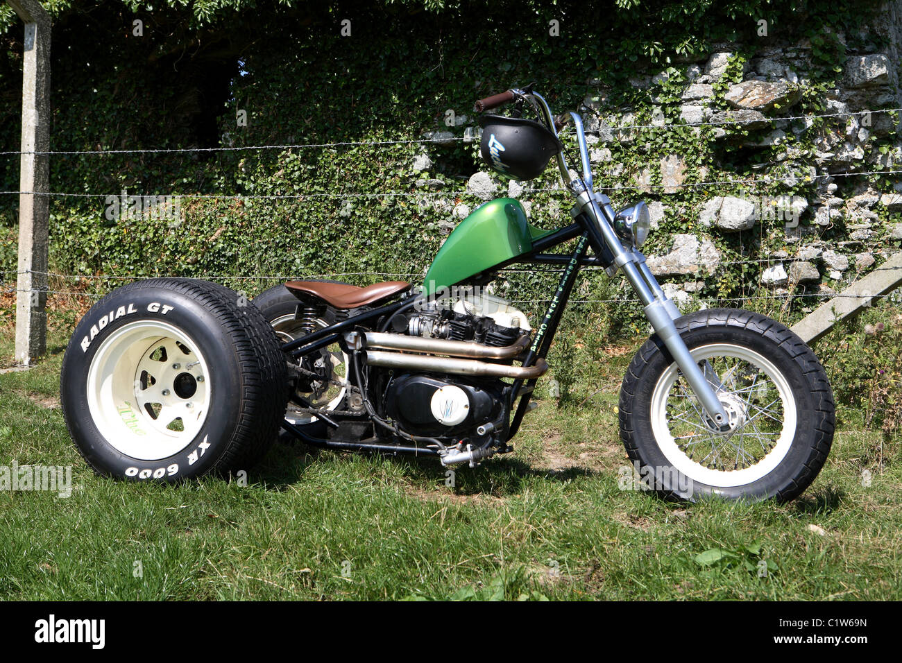 Trike motorcycle Stock Photo