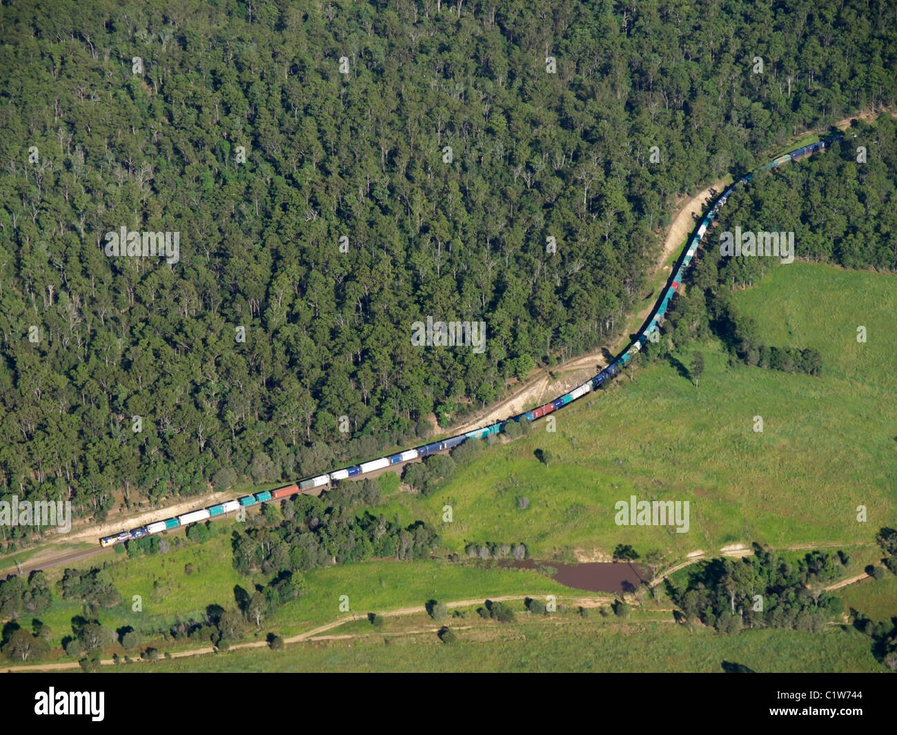 Train pulling containers hires stock photography and images Alamy