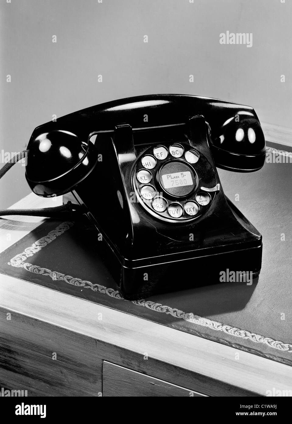Rotary telephone Stock Photo