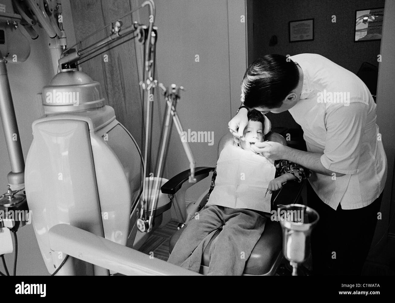 The dentist Black and White Stock Photos & Images Alamy