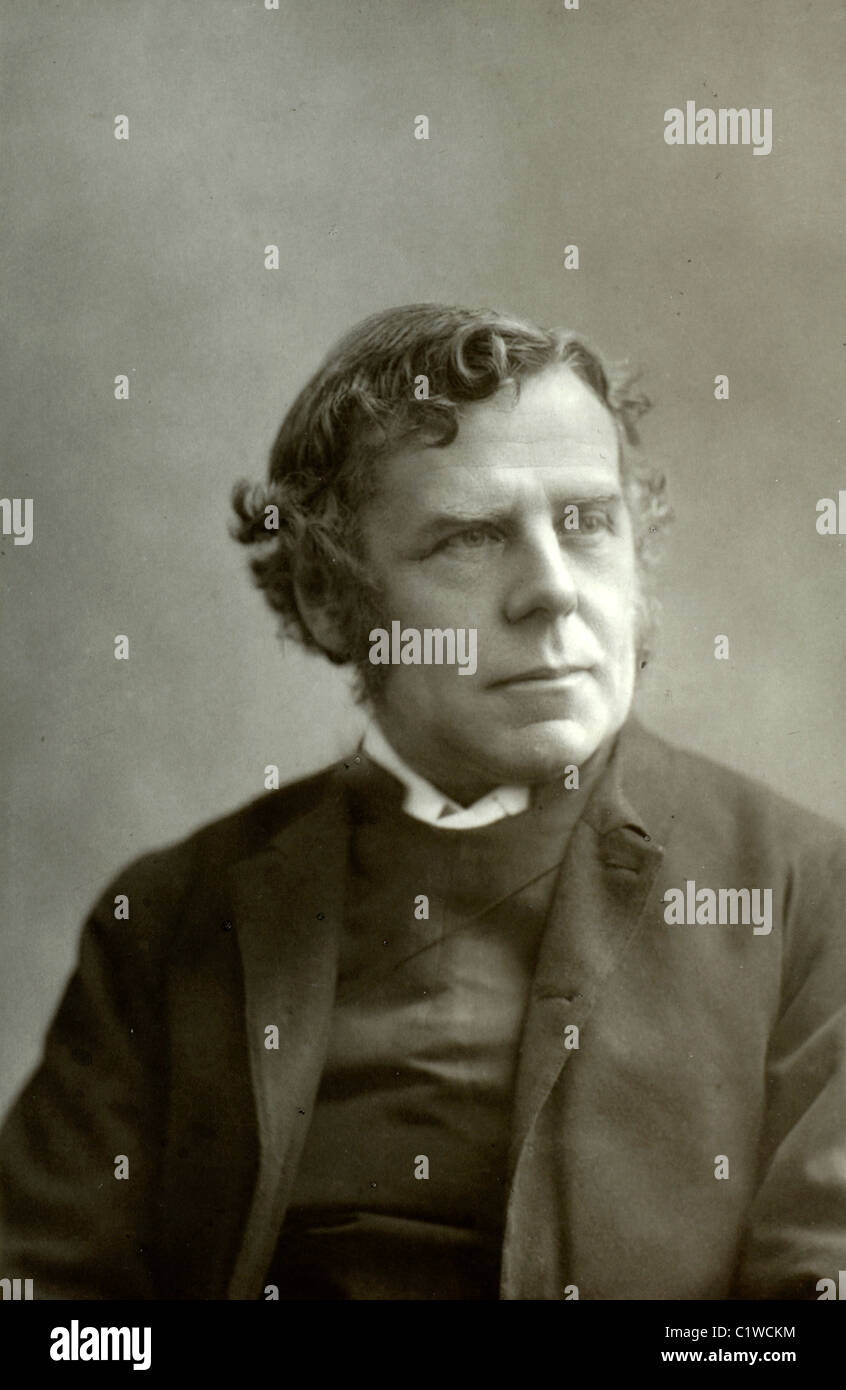 Portrait of William Boyd Carpenter (1841-1918) Church of England Clergyman, Bishop of Ripon & Royal Chaplain to Queen Victoria. Woodburytype Stock Photo
