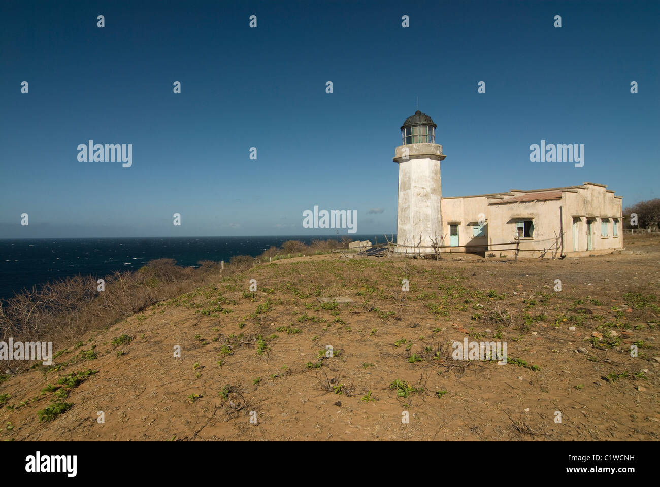 Madagascar, Antsinarana, Diego Suarez, Lighthouse at coast Stock Photo