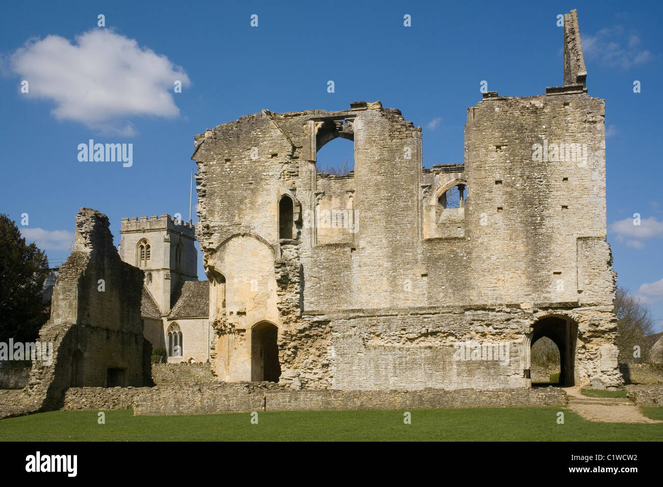 England Oxfordshire Minster Lovell hall Stock Photo Alamy