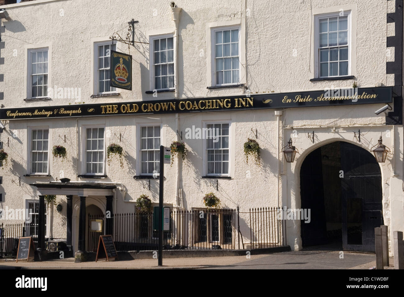 England Berkshire Faringdon Old Crown Coaching Inn Stock Photo Alamy