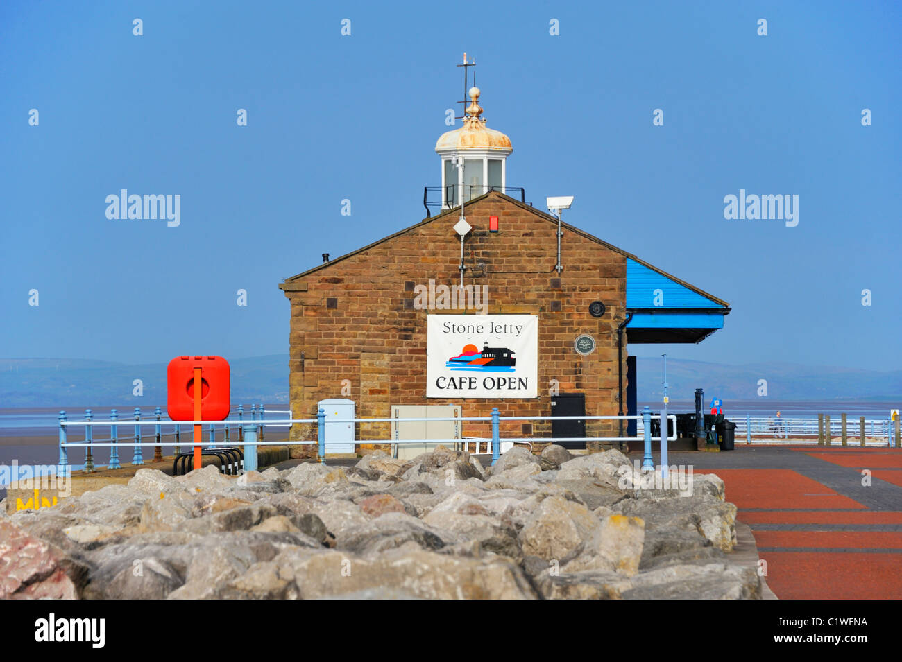The Lighthouse Cafe. Stone Jetty, Morecambe, Lancashire, England