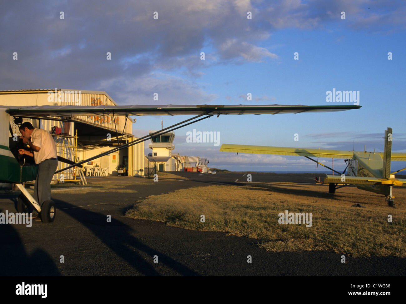Pierrefonds airport, Saint Pierre, La Reunion island (France), Indian