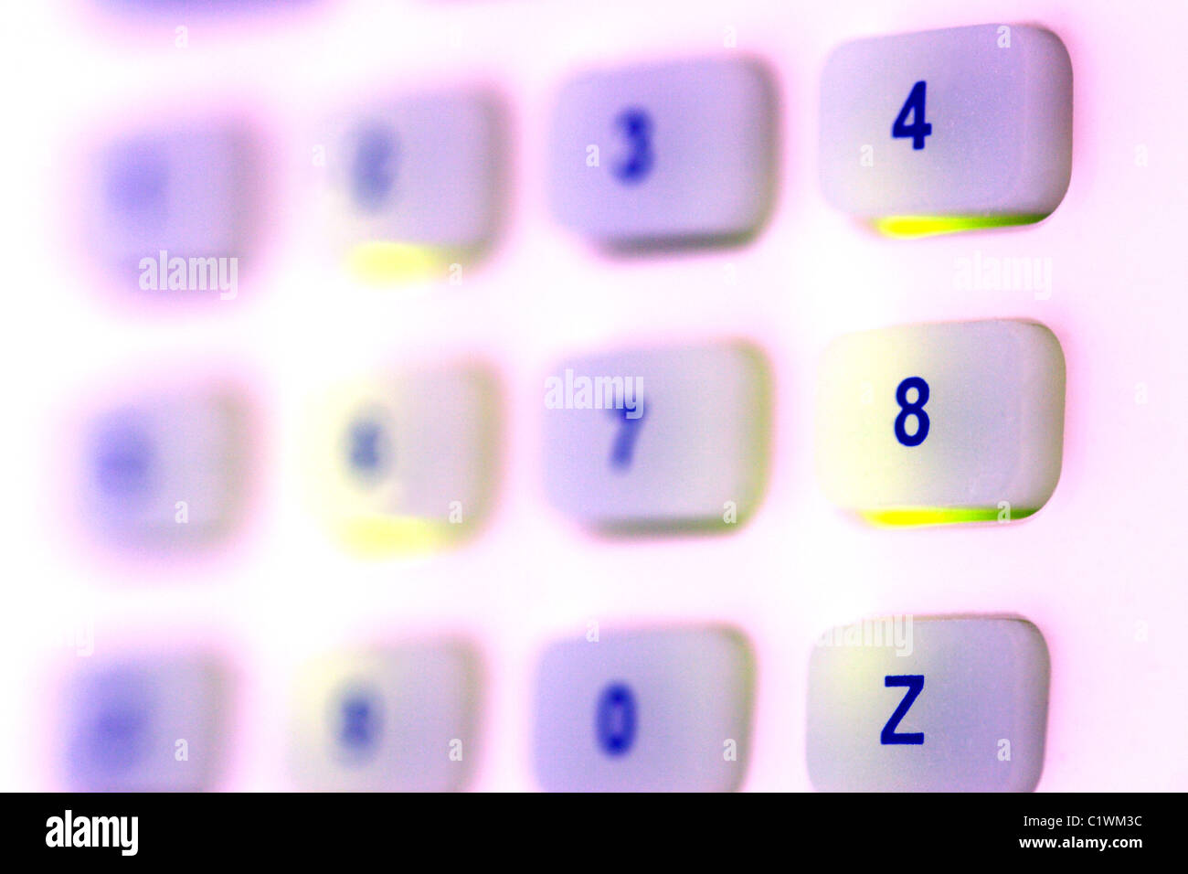 Alarm keypad close up Stock Photo Alamy