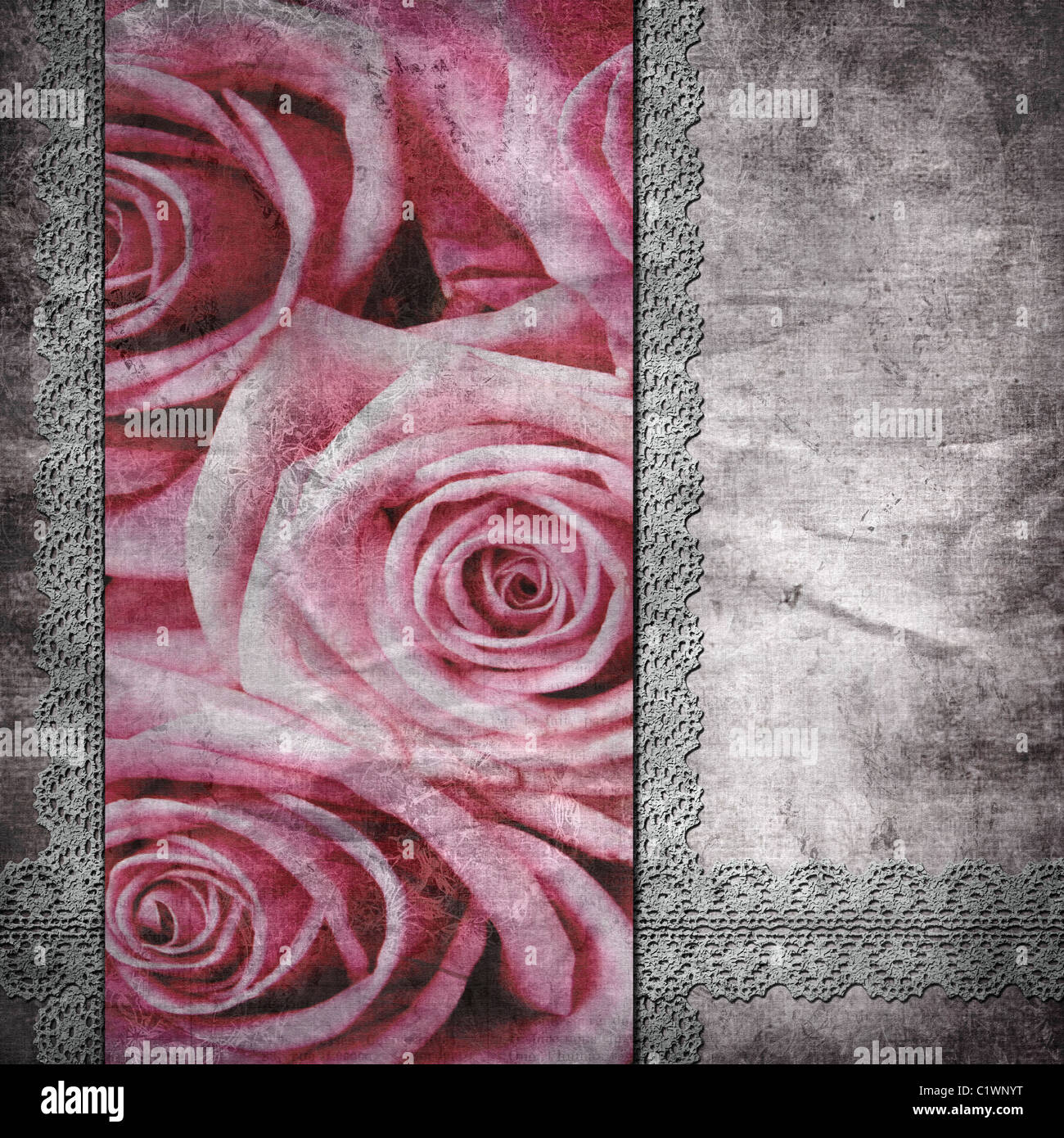 vintage wedding frame for photo Stock Photo Alamy