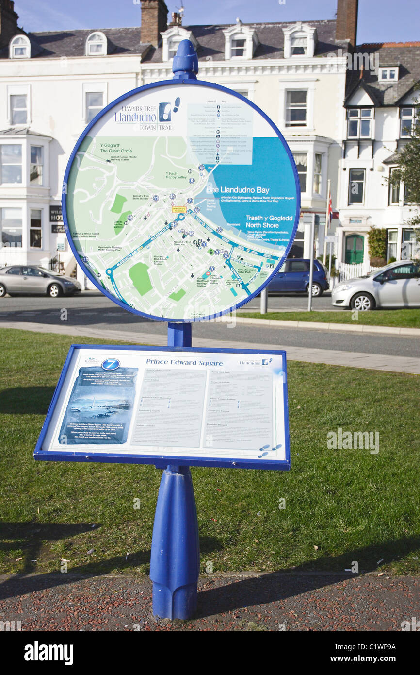 llandudno tourist information map